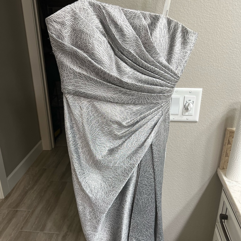 Silver cocktail dress